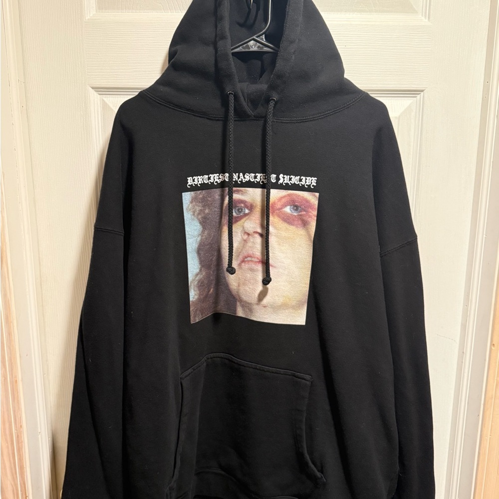 Black Graphic Hoodie G59